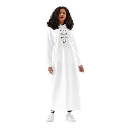 Women's Long Length Hoodie Dress