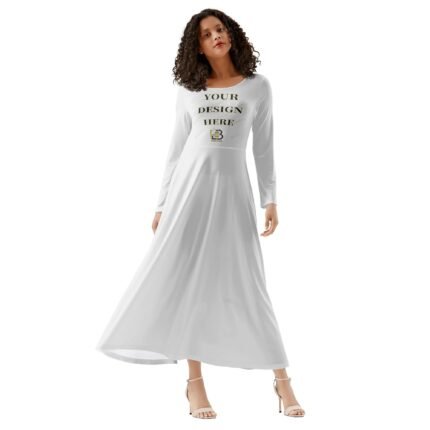 Women's Long Sleeve Dance Dress
