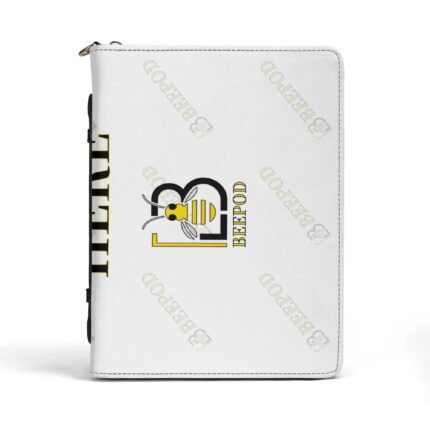 All-Over Print PU Leather Book Cover With Pocket