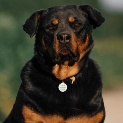 Personalized  Laser Metal Alloy Dog ID Tag